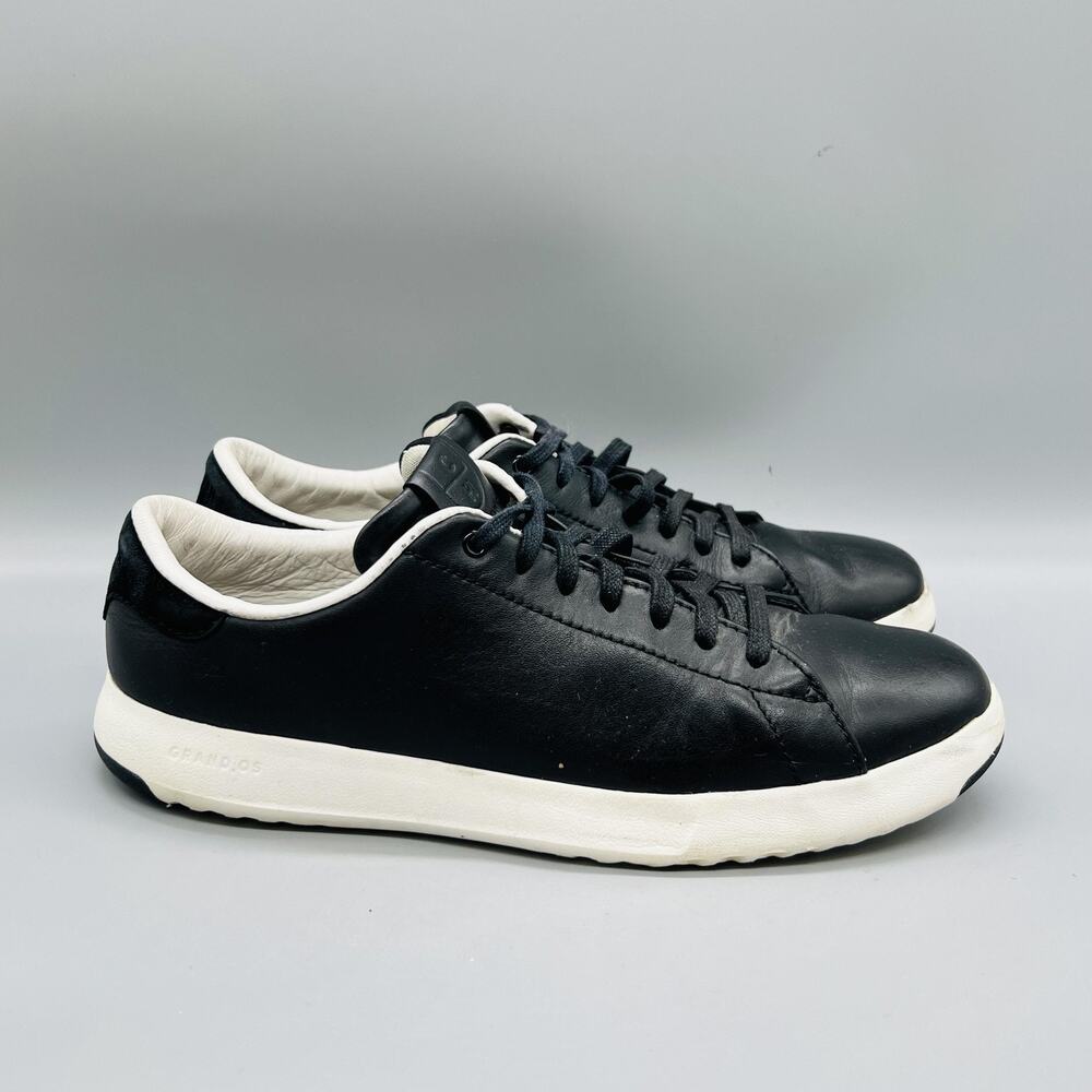 Cole Haan Shoes Women 9.5 Black Leather GrandPro Low Top Sneaker Walking Comfort